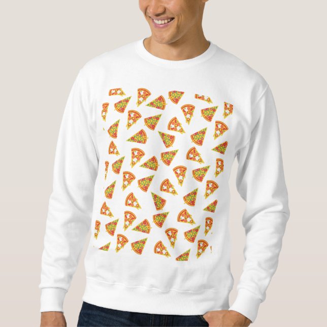 Sweatshirt Love Pizza (Devant)
