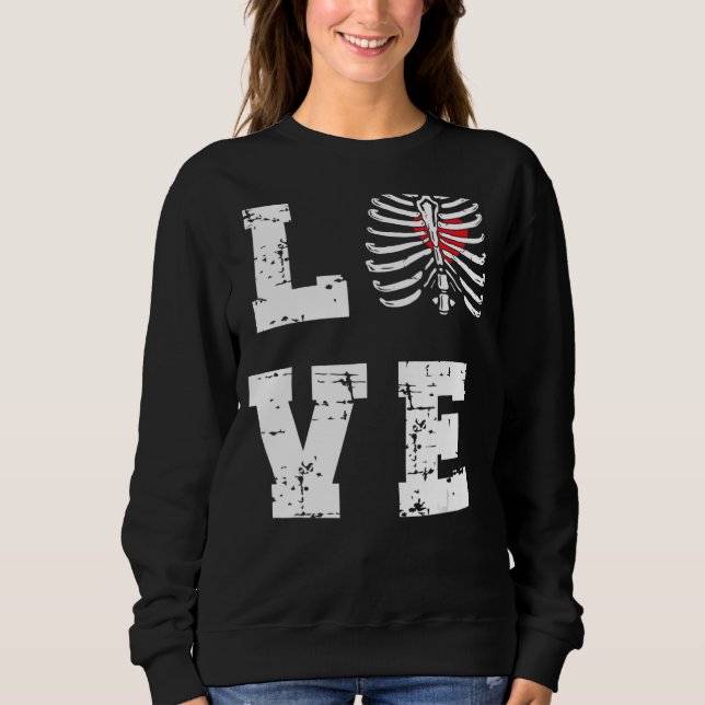Sweatshirt Love Radiologie Tech Rad Technologue Rad Tech 1 (Devant)