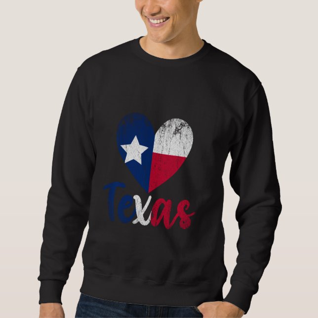 Sweatshirt Love Texas (Devant)