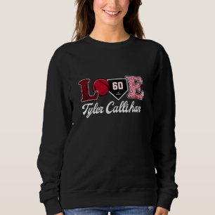 Sweatshirt Love Tyler Callihan Cincinnati Baseball MLBPA