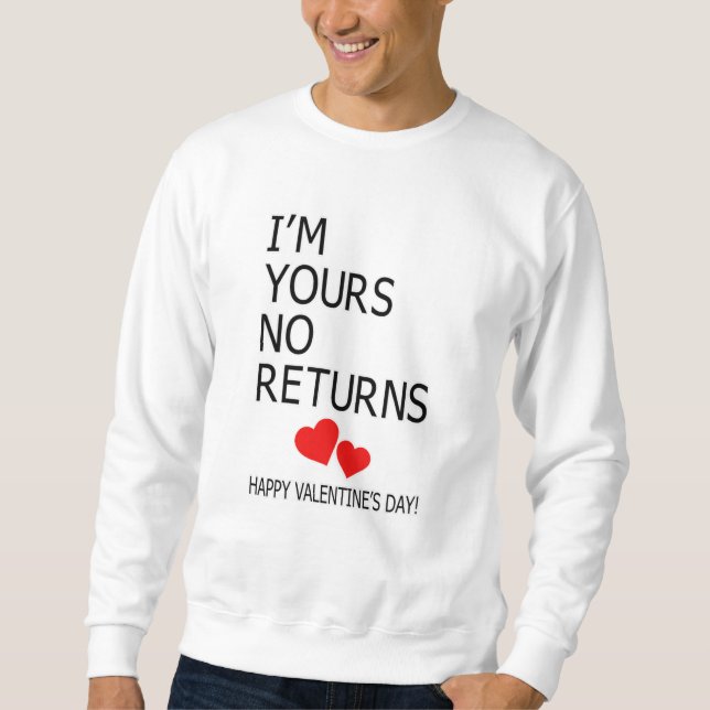 Sweatshirt Love Valentine's Day mignon Couples Coeur drôle Ca (Devant)