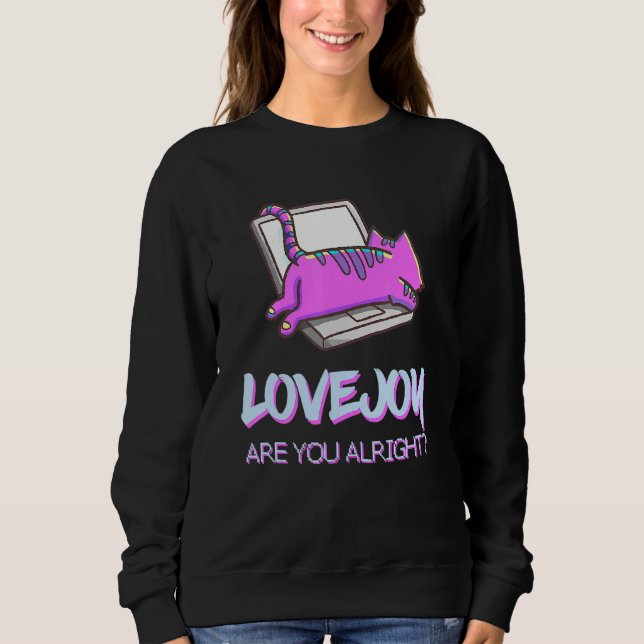 Sweatshirt Lovejoy Merch Wilbur Chat Soot Bored (Devant)
