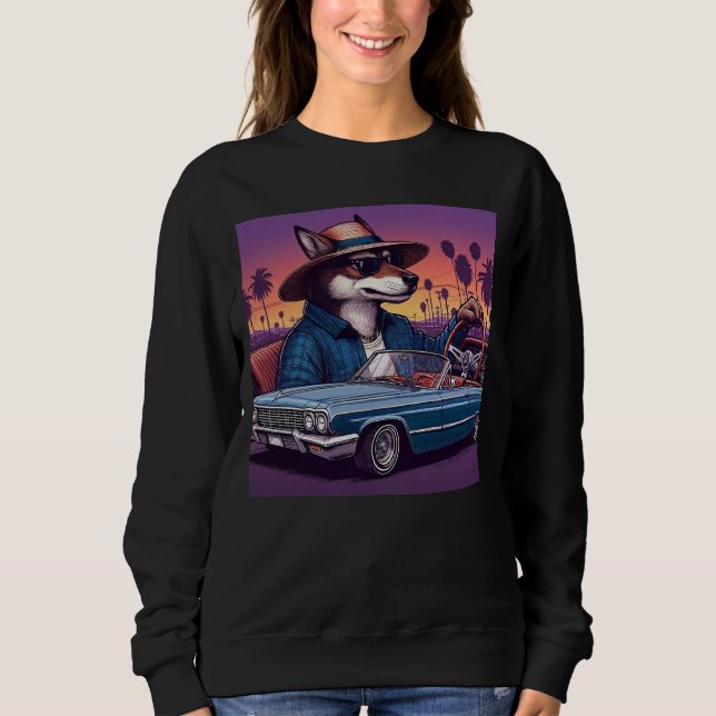 Sweatshirt Lowrider Wolfy (Devant)