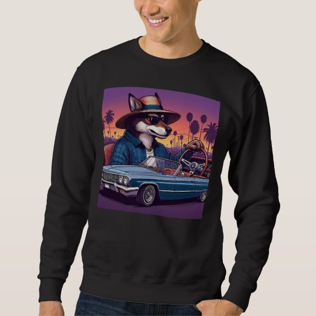 Sweatshirt Lowrider Wolfy (Devant)