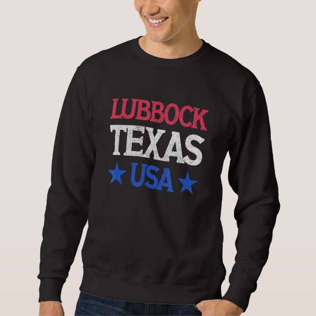 Sweatshirt Lubbock Texas (Devant)