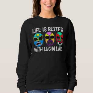 Sweatshirt Lucha Libre Art Pour Hommes Femmes Lutte Lutte M