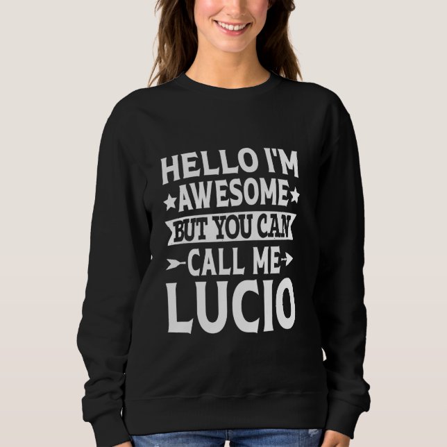 Sweatshirt Lucio Nom Nom Nom Nom Nom Nom Nom Nom Nom Nom Nom  (Devant)