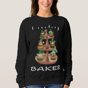 Sweatshirt Lucky Baker Gnomes Cupcakes Conception Symboles Ir