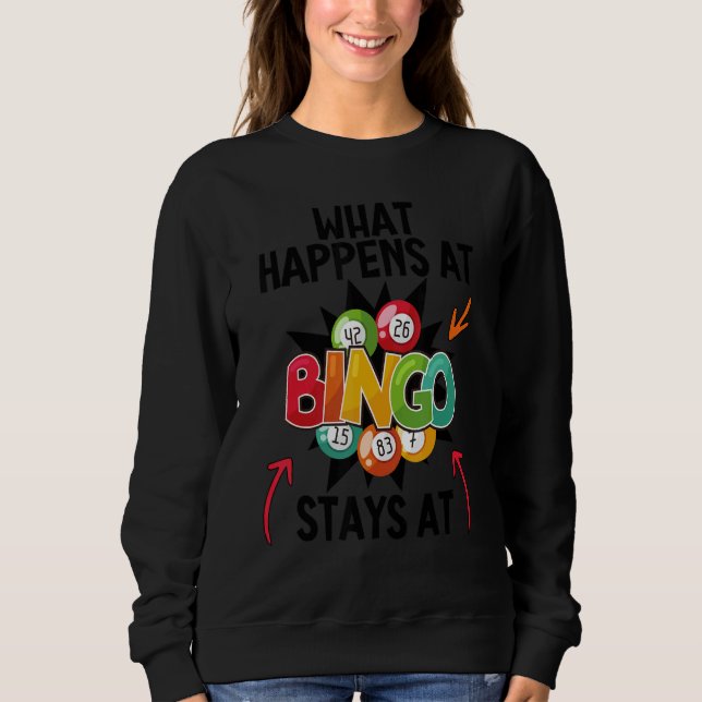 Sweatshirt Lucky Charms   Women Men Lucky Bingo   Gambler (Devant)