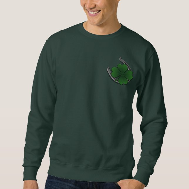 Sweatshirt Lucky Chemise St. Patrick's Luck of the T-shirt ir (Devant)