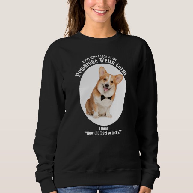 Sweatshirt Lucky Corgi (Devant)