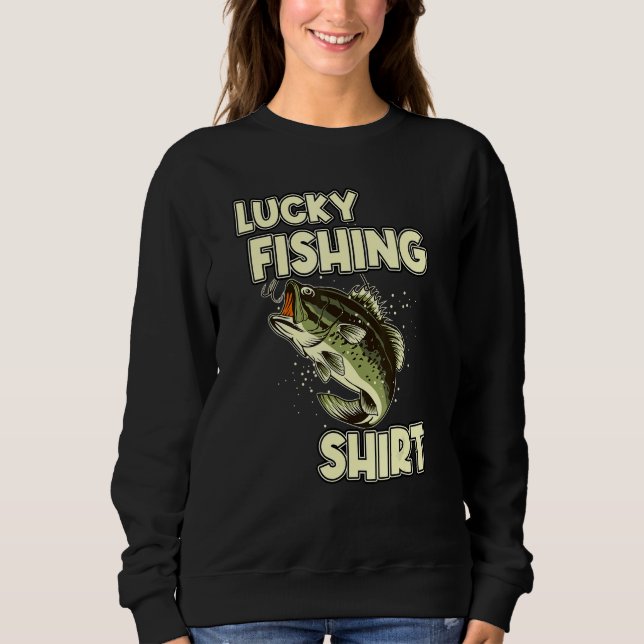 Sweatshirt Lucky Fishing Bass Fishing (Devant)