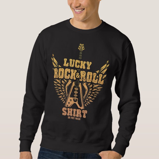 Sweatshirt Lucky Rock Et Roll 4 (Devant)