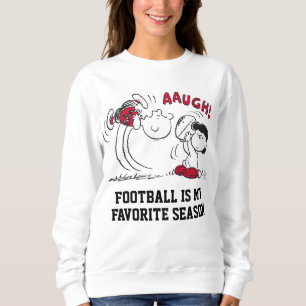 Sweatshirt Lucy Tue Way Football De Charlie Brown