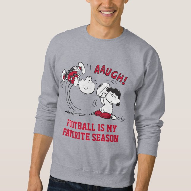 Sweatshirt Lucy Tue Way Football De Charlie Brown (Devant)