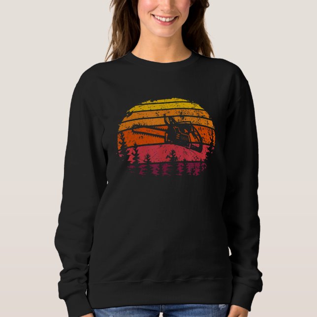 Sweatshirt Lumberjack Chaîne Vis Retro Vintage (Devant)
