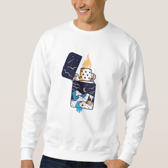 Sweatshirt Lumière de l'Univers (Devant)