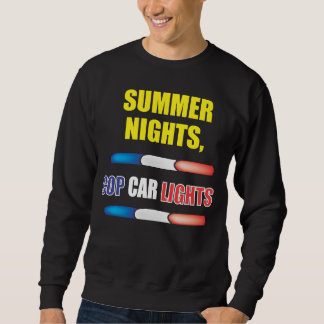 SWEATSHIRT LUMIÈRES DE VOITURE DE CANNETTE DE FIL DE NUITS