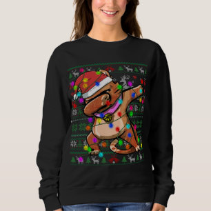 Sweatshirt Luminaires de fée de chats laitier laitier moche S