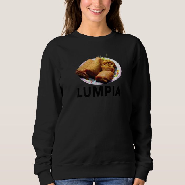 Sweatshirt Lumpia Filipino Love Spring Roll Asian Snack Food  (Devant)