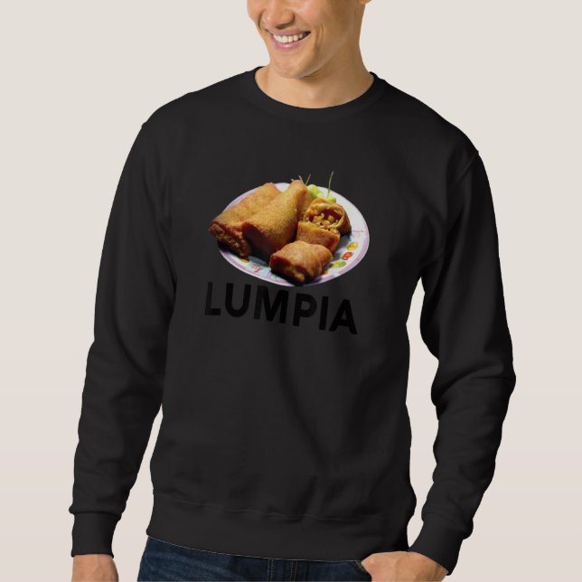 Sweatshirt Lumpia Filipino Love Spring Roll Asian Snack Food  (Devant)