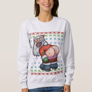 Sweatshirt Lune laide de Père Noël