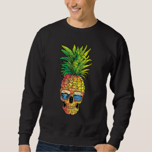 Sweatshirt Lunettes de soleil à l'ananas Plages d'Aloha Hawai