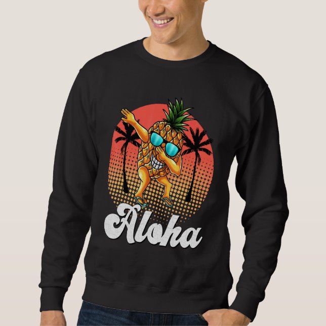 Sweatshirt Lunettes de soleil Aloha Hawaii Summer P P (Devant)