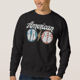 Sweatshirt Lunettes de soleil American Baby Flag America Us 4