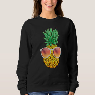Sweatshirt Lunettes de soleil ananas Aloha Hawaii Plages hawa