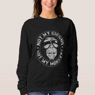 Sweatshirt Lunettes de soleil Chimpanzé Animal Singe Idée