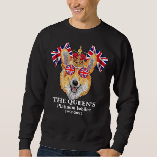 Sweatshirt Lunettes de soleil Corgi Couronne Le Platinum J de
