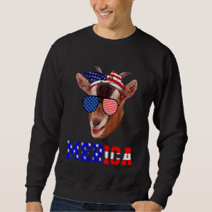 Sweatshirt Lunettes de soleil de fierté du 4 juillet Merica G