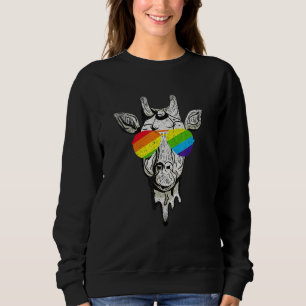 Sweatshirt Lunettes de soleil en girafe Tenue lesbienne Trans