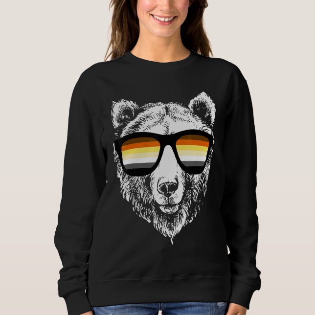 Sweatshirt Lunettes de soleil Gay pride Lgbtq (Devant)