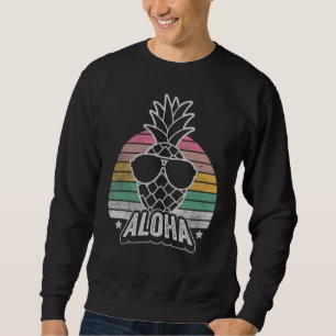 Sweatshirt Lunettes de soleil Hawaiian Aloha Retro vintage