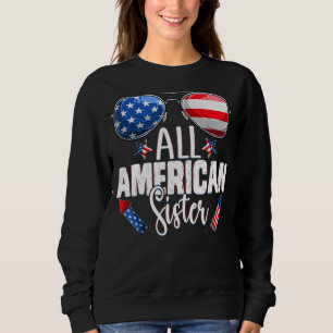 Sweatshirt Lunettes de soleil Toutes les soeurs américaines 4
