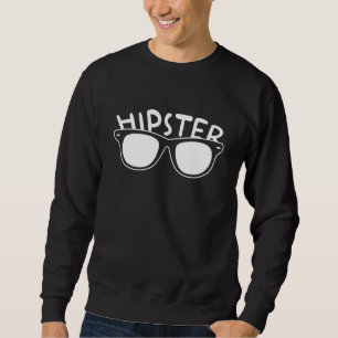 Sweatshirt Lunettes Hipster Hippie Style urbain Freethinker M