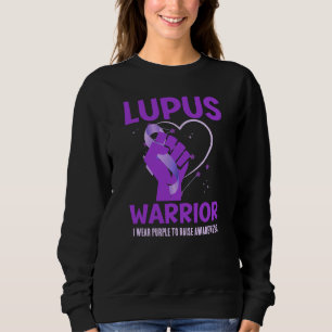Sweatshirt LUPUS WARRIOR Purple Personnalisé Sensibilisation