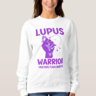 Sweatshirt LUPUS WARRIOR Purple Personnalisé Sensibilisation
