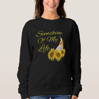 Sweatshirt Lutino Cockatiel Parrot Sunshine Sunflower