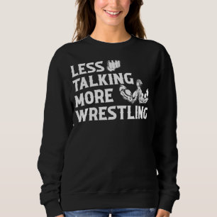 Sweatshirt Lutte Arm Arm Lutte Arm Moins parler Plus Été
