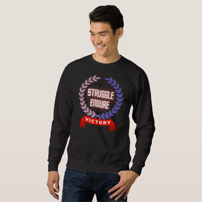 Sweatshirt Lutte Endurance Victoire (Devant entier)