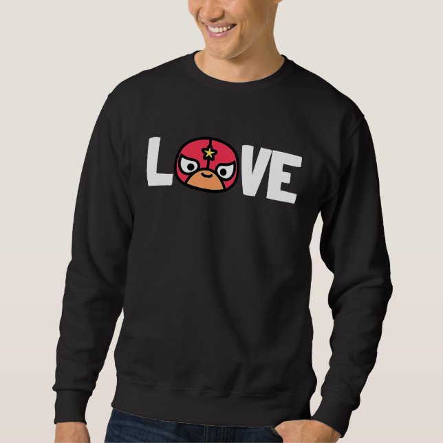 Sweatshirt Lutte Lucha Libre Luchador Lutteur Mexicain  L (Devant)