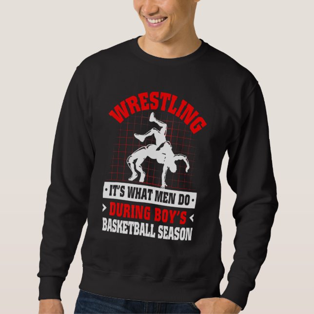 Sweatshirt Lutter C'Est Ce Que Les Hommes Font Pendant Les Ga (Devant)