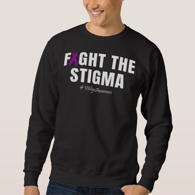 Sweatshirt Lutter contre la Stigma Vitiligo Mois de sensibili (Devant)