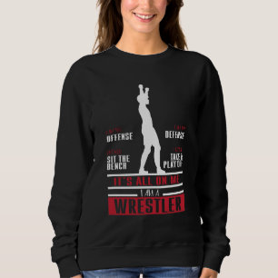 Sweatshirt Lutteur luttant le cadeau mignon pour le lutteur