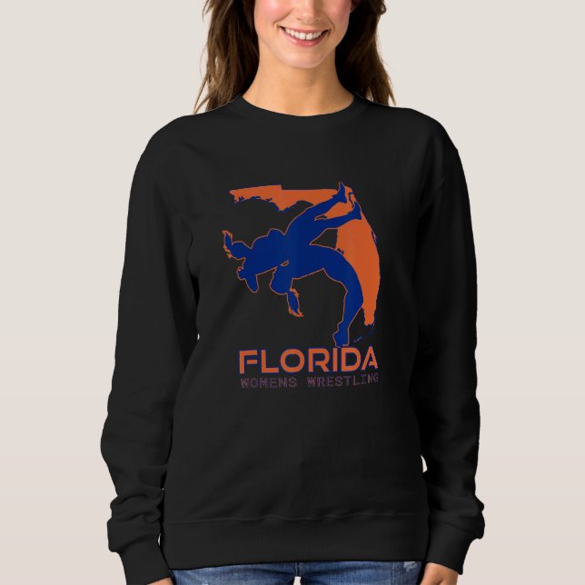 Sweatshirt lutteuses de Floride filles lutteuses au lycée (Devant)