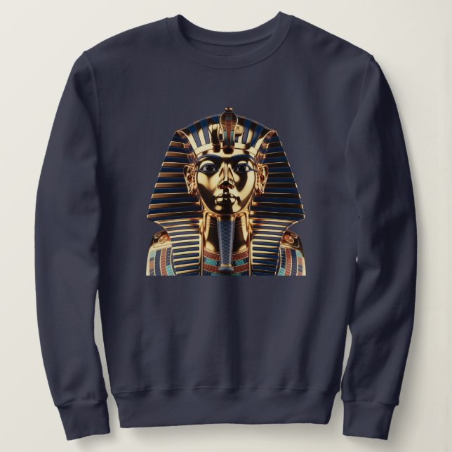 Sweatshirt Luxury Golden Egyptian Mask Artwork T-Shirt (Design devant)