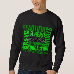 Sweatshirt Lymphome carré d'épouse d'hommage